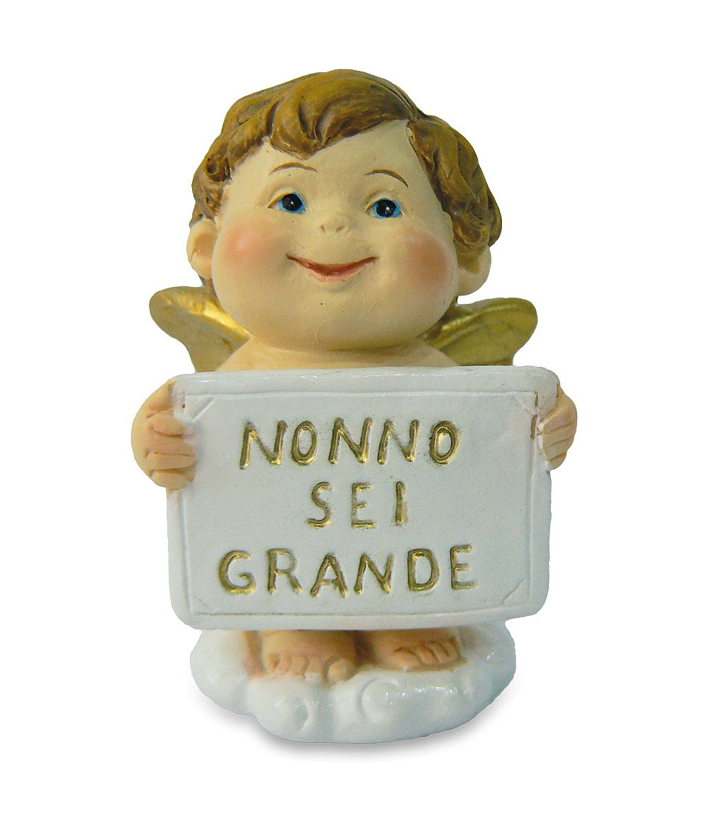 Lucky Angel Collection Angelo 5cm "NONNO SEI GRANDE"