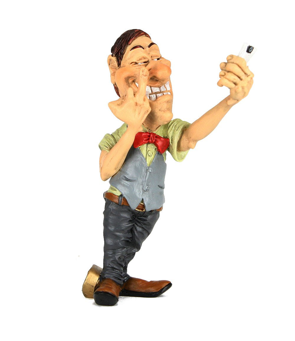 Dito medio & Smartphone, 7cm, Funny Social