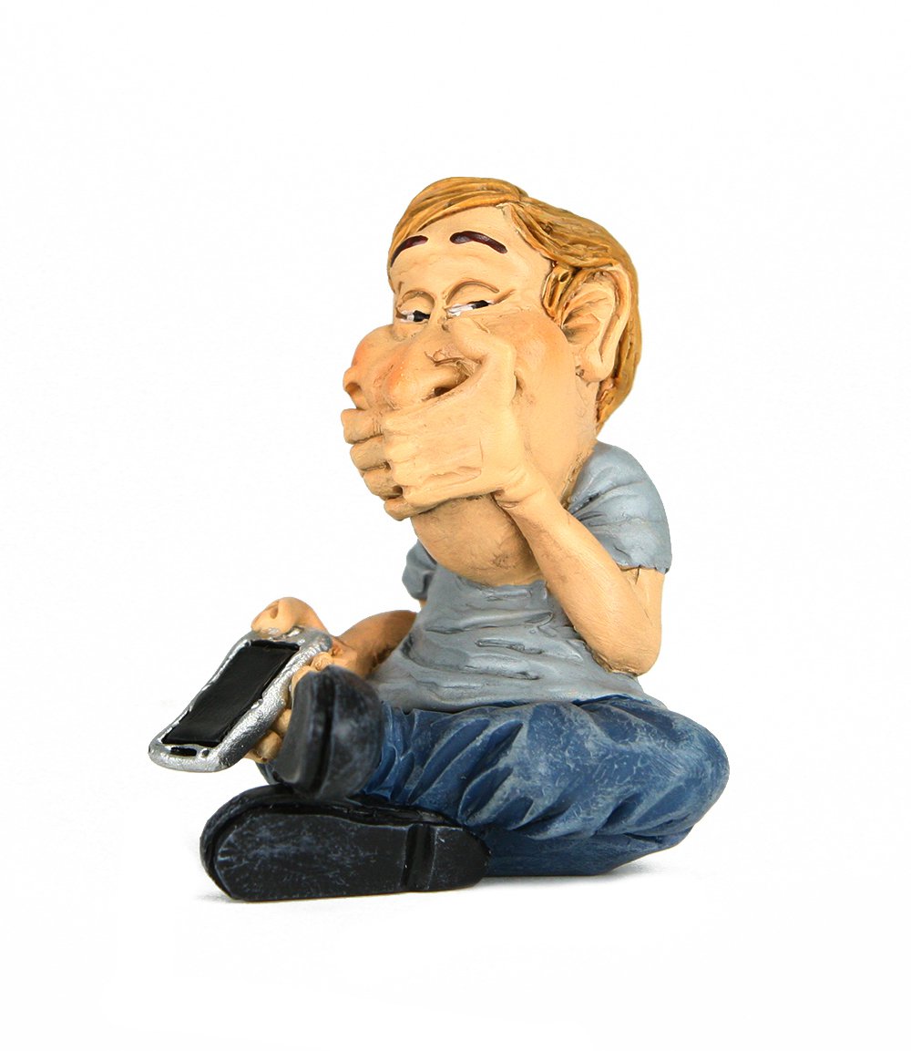 Non parlo & Smartphone, 7cm, Funny Social