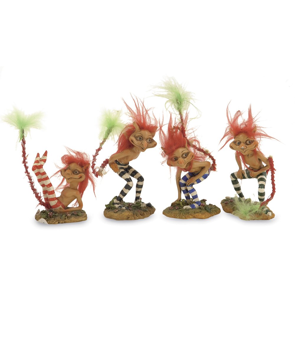 Lucy Trolls, Trolls dei colori 9cm, 4 pezzi