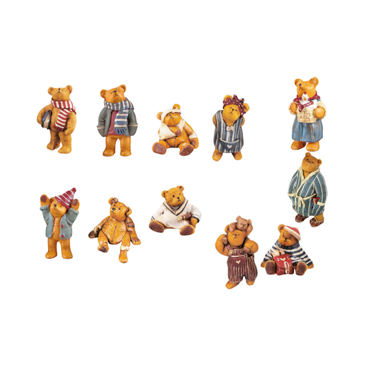 "Fortune Folk" BEAR AND ME 6cm 12 assortiti