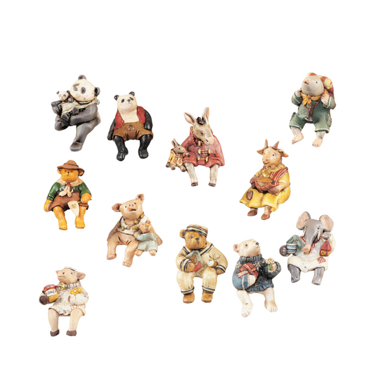 "Fortune Folk"  ANIMAL FRIENDS 6cm SET 12 pz. ass (12/48)