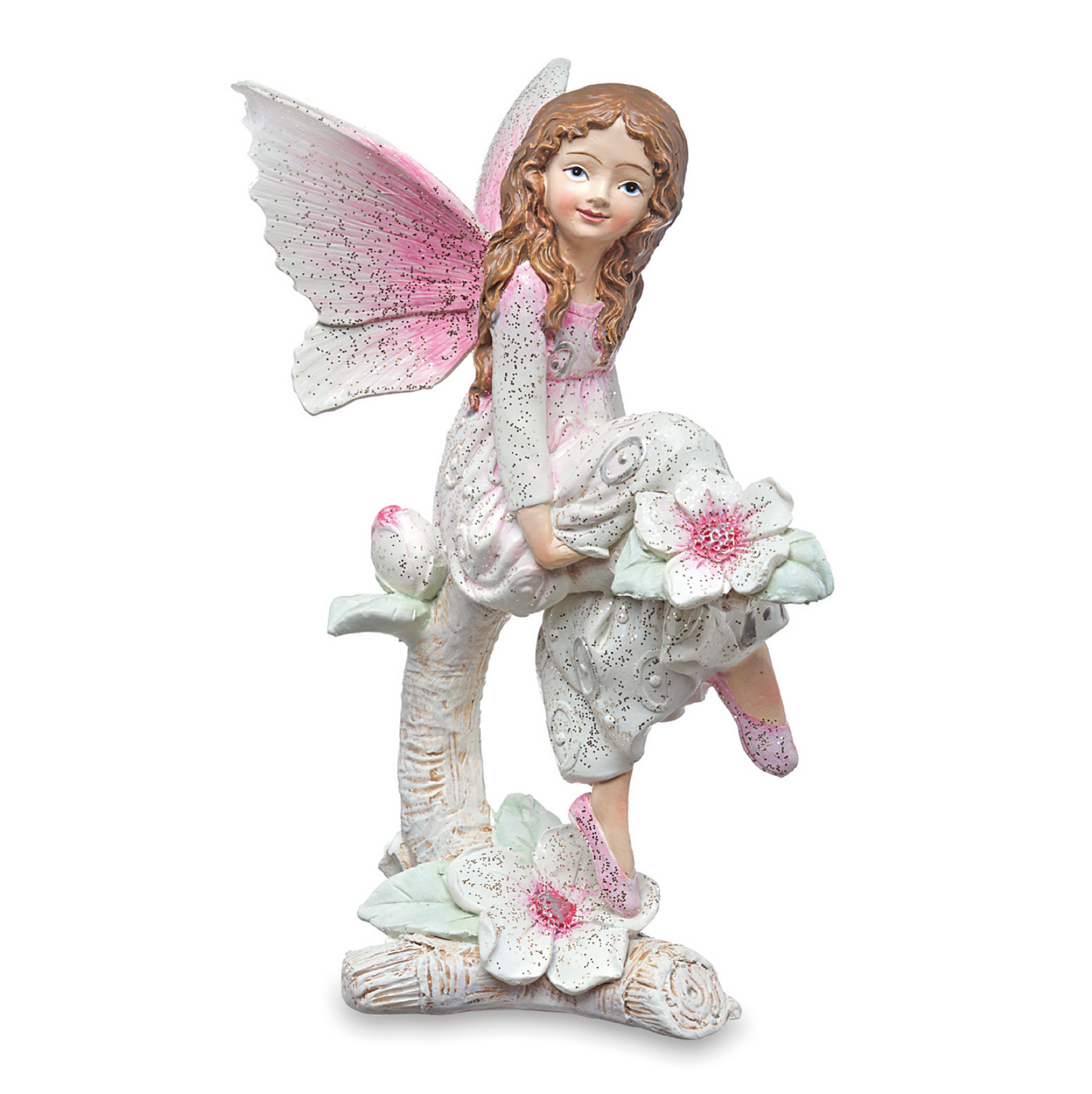 Dream Fairy seduta su ramo, 15,5cm