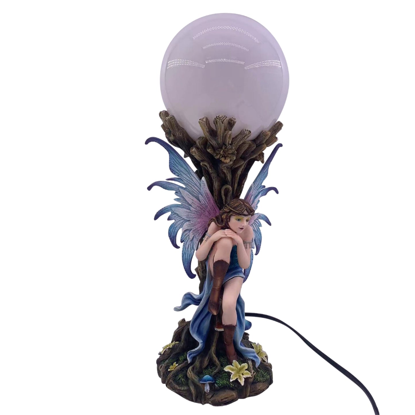 Fata seduta lampada 38,5cm, Fairy Land