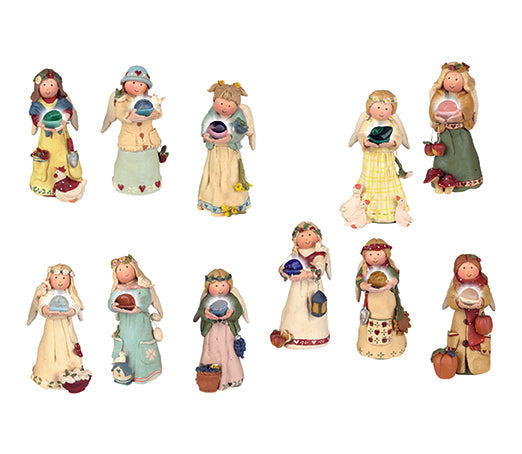 "Fortune Folk" ANGEL OF WISHES 6cm 12assortiti