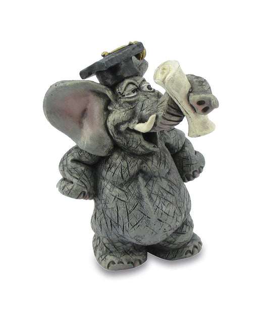 Funny Elefante " Laureato " 8cm